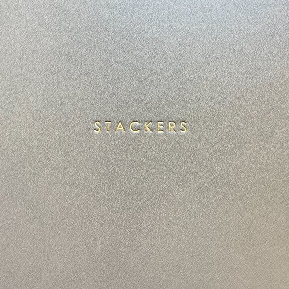 Stackers Jewelry 41 Section Tray Blush Rose Gold Gray Supersize Organizer Mint! - Picture 7 of 11